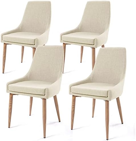 Beige Dining Chairs Set of 4