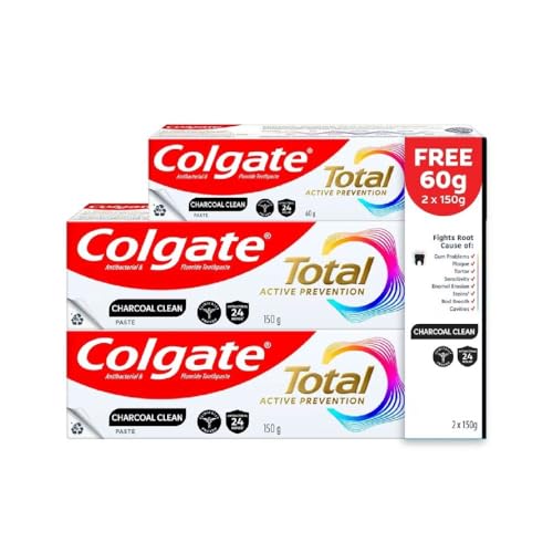 Colgate Total Charcoal Deep Clean Toothpaste Twin Pack 2X150G