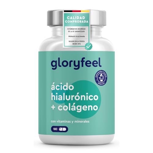 Colágeno + Ácido hialurónico + Vitamina C natural + Biotina + Zinc + Selenio + Extracto de bambú...