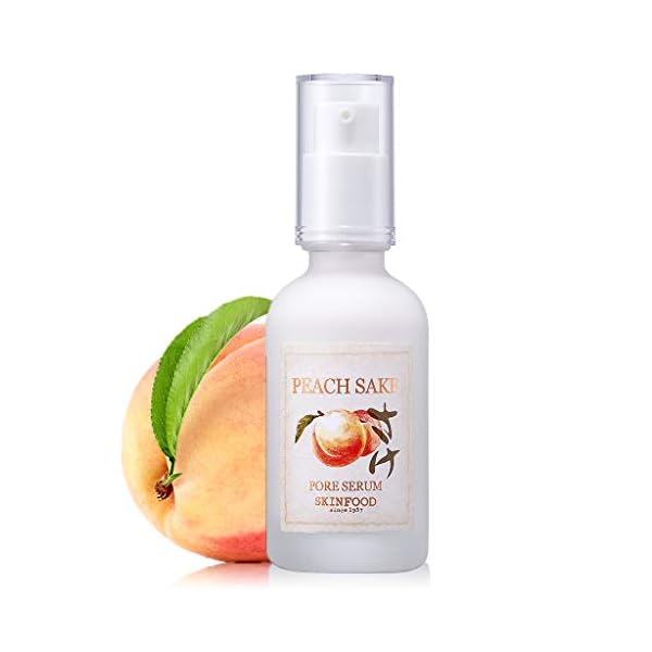SKINFOOD-Peach-Sake-Pore-Serum-Pore-Minimizer-Sebum-Control-Skin-Smoothing-Facial-Serum-for-Oily-Skin-Pore-Refining-Serum-Pore-Tightening-Acne-Reducer-Minimizing-Serum-45ml-152-oz SKINFOOD Peach Sake Pore Serum - Pore Minimizer & Sebum Control - Skin Smoothing Facial Serum for Oily Skin - Pore Refining Serum & Pore Tightening - Acne Reducer & Minimizing Serum - 55ml (1.85 oz)