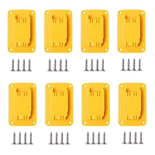TRUSTLIONTEK Tool Holder Wall Mount 8 Packs Compatible with Dewalt 12V/20V Tools for M18 18V Tools