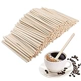 [Multifuncionales y versátiles] - Además de remover el café, nuestras paletinas de madera son ideales para usar en bebidas calientes y frías, como té, chocolate caliente, cócteles y más. También son una excelente opción para pequeñas artesanías y proyectos de manualidades.