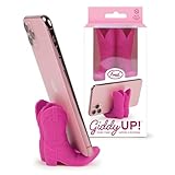 Genuine Fred Giddy UP Phone Stand, Pink, Cowboy Boot Tech Accessory, Fits Most Mobile Smartphones, Grippy Silicone, Fun Cowboy Boot Details