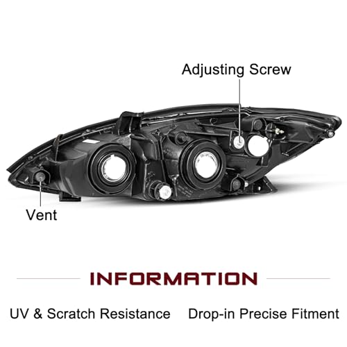 Image of JSBOYAT Headlight Assembly Fits for 2002 2003 2004 Toyota Camry SE /LE /XLE