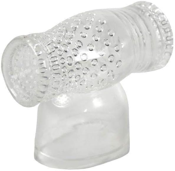 Male Masturbator Attachment for Wand Vibrator – Penis Stroker Sleeve for Men – Wand Massager Attachment for Male Pleasure – Textured Wand Tip Accessory for Intense Stimulation