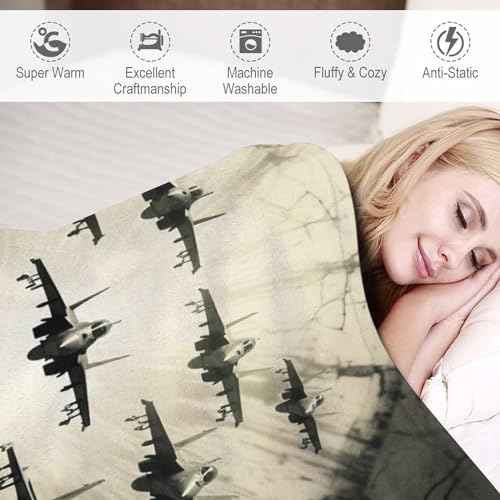 Manta de franela cálida de microfibra muy suave para sofá cama de 140 x 180 cm 6