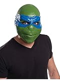 Rubie's Costume Men's Teenage Mutant Ninja Turtles Movie Leonardo Adult 3/4 Mask, Multi, One Size