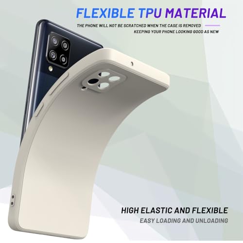 Image of for Samsung Galaxy A42 Case White, Scratch Resistant with Soft Touch, Slim Thin Phone Cover for Samsung Galaxy A42