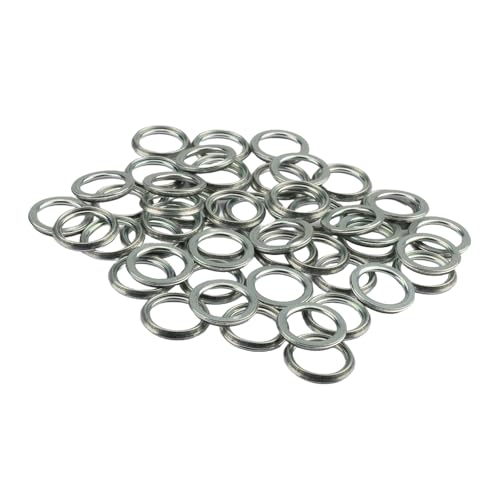Image of 50pcs - 35178-30010 M12 Oil Pan Drain Plug Gasket 12mm Crush Washers Seal for 1990-2024 Toyota Corolla 4Runner Tacoma RAV4 Tundra Land Cruiser Sequoia Matrix, for Lexus ES is LX GX GS