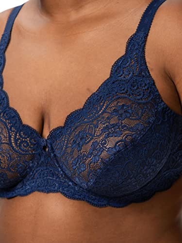 Triumph Damen BH Amourette 300 W X, mit Bügel, ohne Polsterung, Verstellbare Träger, 85F, Deep Water – Ansicht 4