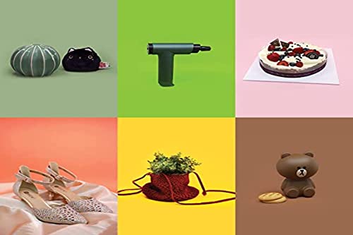 Orangemonkie Kit de Fonds B coloré pour Foldio 2plus Cover