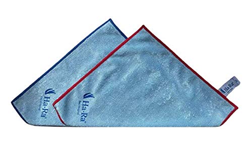 Chiffon Ha-Ra Star bleu pour éliminer les traces de doigts sur les vitres