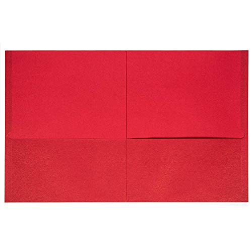 Blue Summit Supplies 50 Two Pocket Folders, Designed For Office And Classroom Use, Assorted 5 Colors, 50 Pack Colored 2 Pocket Folders #TOP7