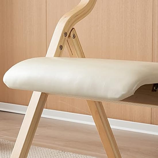 2脚】グリーン ダイニングチェア 木製 介護チェア 折りたたみチェア