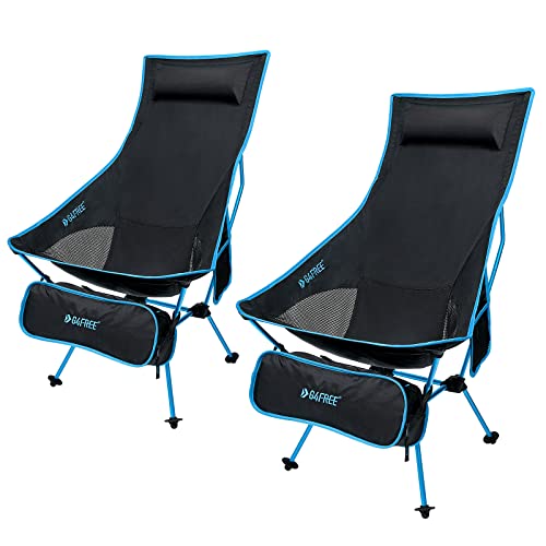 2Pack Lightweight Portable High Back Camp Chair