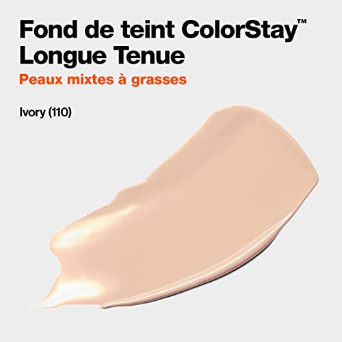Fond De Teint Liquide Longue Tenue Peaux Mixtes À Grasses Teinte 110 Colorstay Revlon Le Flacon De 30ml - vue 6