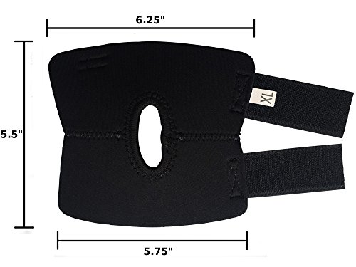 Labra Co. Dog Canine Rear Leg Hock Joint Wrap Protects Wounds as They Heal Compression Brace Heals and Prevents Injuries and Sprains Helps Arthritis (Extra Large) - Thumbnail 5