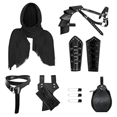 Black Scarf,half Shoulder Armor