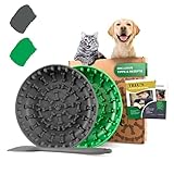 🐾 𝐏𝐄𝐑𝐅𝐄𝐊𝐓 𝐆𝐄𝐄𝐈𝐆𝐍𝐄𝐓 𝐅Ü𝐑 𝐇𝐔𝐍𝐃𝐄 & 𝐊𝐀𝐓𝐙𝐄𝐍: Die Leckschale eignet sich perfekt für Welpen, kleine bis mittelgroße Hunde und Katzen. Du kannst sie je nach Belieben mit verschiedenen Leckereien bestreichen. Die Schleckmatte ist die ideale Katzen- und Hundebeschäftigung für Zuhause und unterwegs!