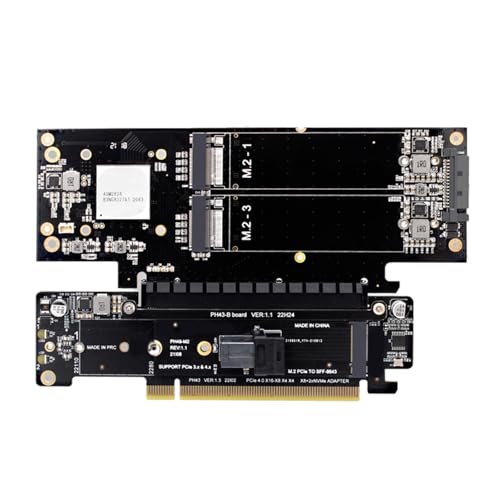 Tarjeta PCIE 4.0 de expansión dividida carril 8+4+4 para rendimiento PC 2