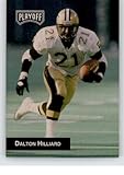 1993 Playoff #65 Dalton Hilliard New Orleans Saints Official Football Card in Raw (NM or Better) Condition
