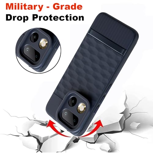 Image of Shockproof Case Compatible with Realme 16 Pro Plus 5G | Full Camera Protection | TPU Flexible Back Cover for Realme 16 Pro Plus 5G (Steel Blue)