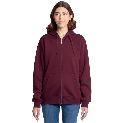 Image of Fruit of the Loom Eversoft Fleece Full Zip Hoodie Sweatshirt