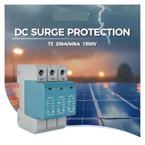 Parafoudre photovoltaïque DC 1000V dispositif protection 3P - 2