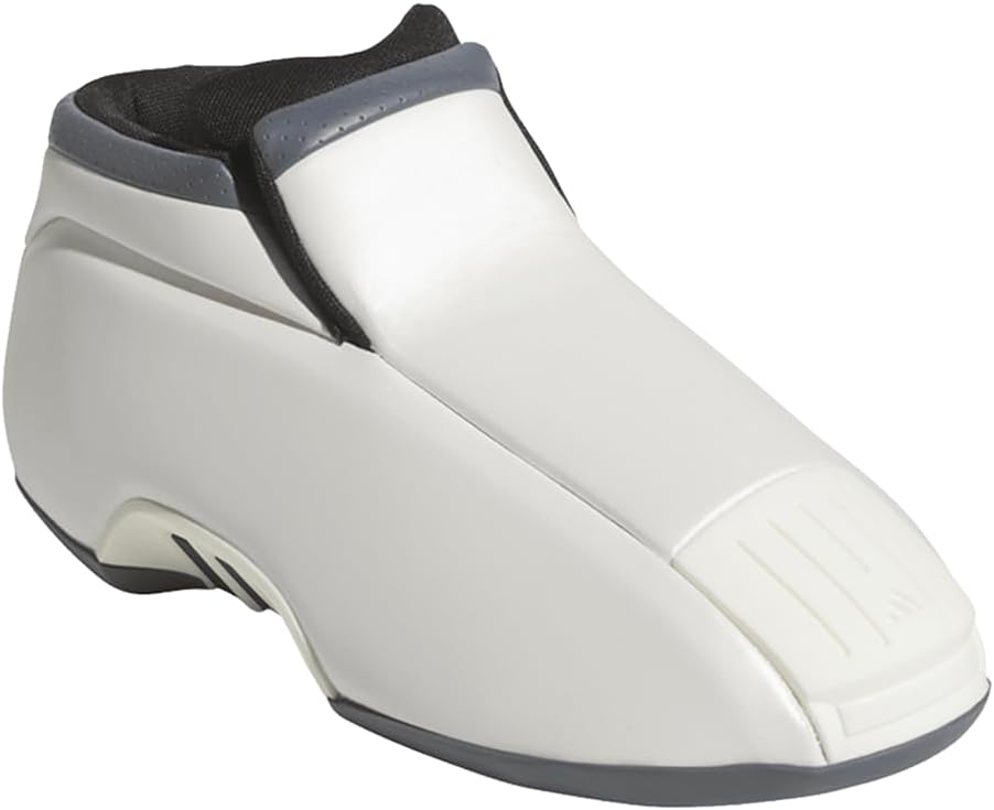 adidas Mens Crazy 2 Slip On Sneakers Shoes Casual - Black, White