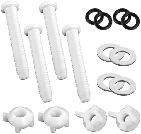 And Fixtures 2Pcs Universal Toilet Seat Hinge Bolt Kit, Heavy Duty Toilet Seat Screw Toilet Seat Fittings