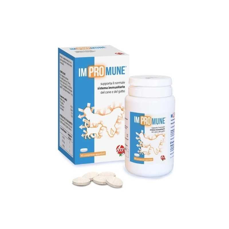 Impromune Integratore Immunostimolante per Cani e Gatti, 40 Compresse Appetibili
