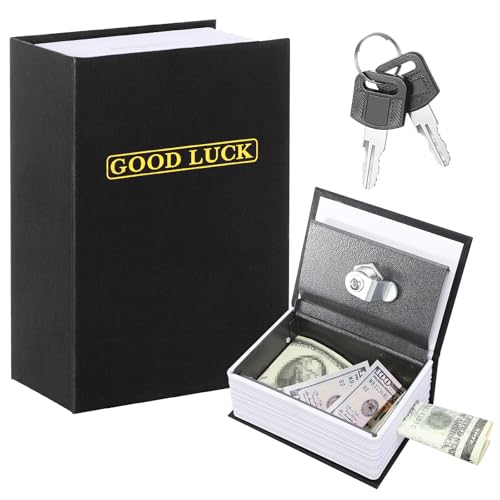 Havawish Metal Box Portable Winners Bank Casino Cash Box with