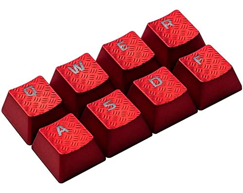 hyperx fps amp moba gaming keycaps upgrade kit red - hxs-kbkc1