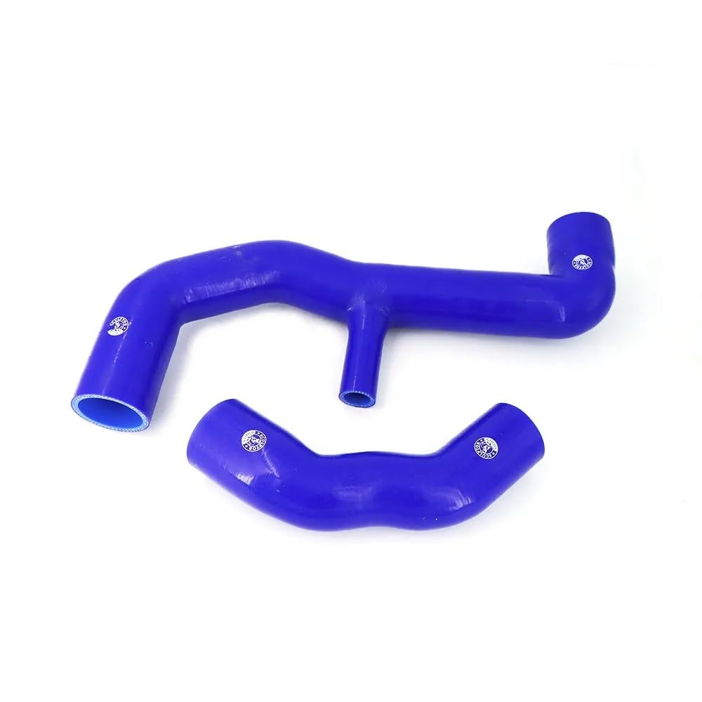 Manguera Gasolina Kit de mangueras de Silicona para intercooler Turbo, Compatible con Renault 5 GT Turbo 85-96 (2 Unidades), Color Rojo y Azul. Manguito Turbo(K8-174 k8-175 Blue)