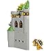 Nintendo- Super Mario Bros, Castillo Bowser Deluxe Playset Grande con Figura exclsuvia...