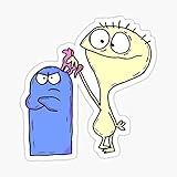 Cheese with Toy Pony and Bloo - Foster's Home for Imaginary Friends Sticker - Sticker Graphic -...
