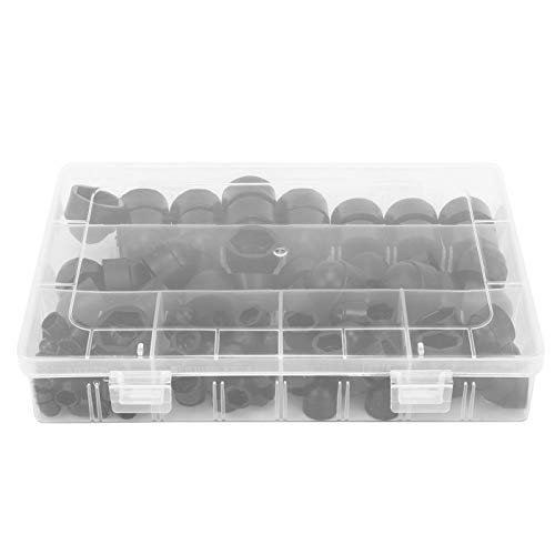 145 Pezzi Copri Bulloni Neri Tappi a Vite, M4 M5