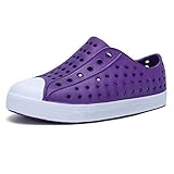 seannel Kids Water Shoes Slip-On Sneaker Lightweight Breathable Sandal Outdoor & Indoor-U821STLXS001-New Purple-27