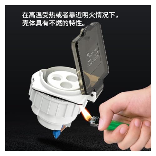 Prise encastrable 3P 16A 220V pour boîtier de scène et audio