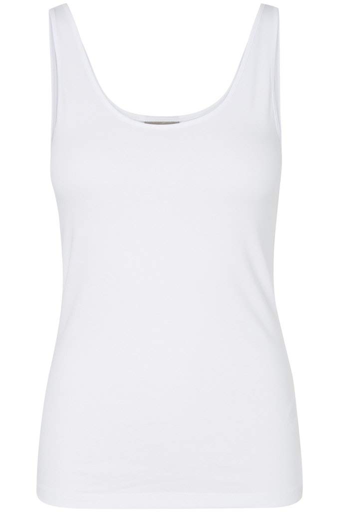VERO MODA Womens Vmmaxi My Soft Uu Tank Top Noos Vest, White (Bright White), L UK