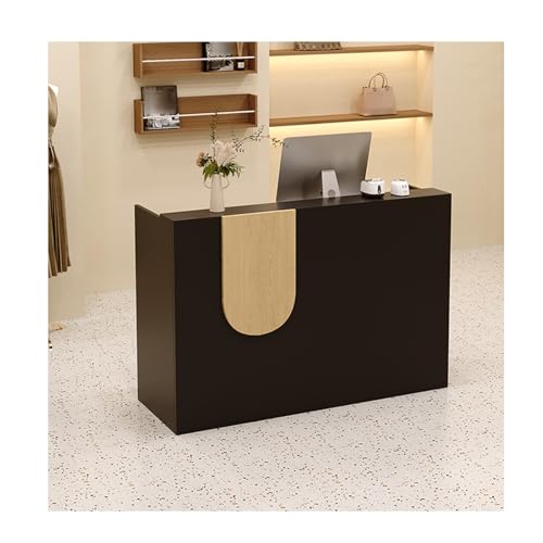 Genérico Mostrador de recepción, mostrador de Venta minorista, Caja, cajero, Mesa de Oficina con cajones, Cable, mostrador de recepción con Cerradura, Escritorio de Madera con cajones de almacenamien