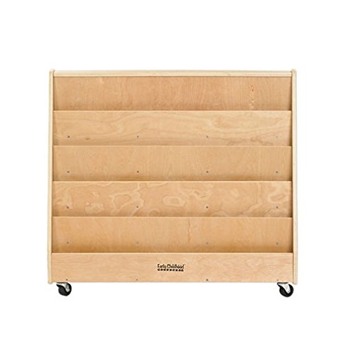 Miniatura 2 de ecr4kids - Soporte de madera de abedul para libros para niños o niños color natural 19