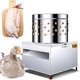 ▶【Matériau】: Machine à plumer les volailles est fabriquée en acier inoxydable de haute qualité, finement poli, robuste et durable, et ne se déforme pas après une utilisation à long terme. Moteur haute puissance de 210 W, puissance élevée, vitesse rapide, plumage rapide et économie d'énergie.