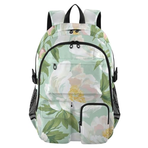 Mochila escolar de Peony para el instituto juvenil y viajes de negocios de fin de semana