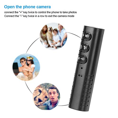 Bluetooth 4.1-ontvanger Lavalier Clip-on Design Audio-ontvanger 3,5 mm AUX Stereo Handsfree auto-adapter - Image 6