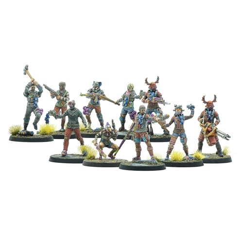 Modiphius Entertainment | Fallout Wasteland Warfare | Raiders: The Pack | Miniatures | Unpainted