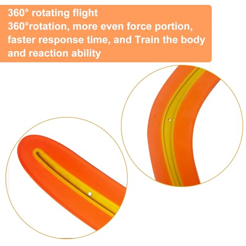 Kiuiom 4PCS Zurückkehrende Boomerang,Rückkehr Boomerang-Sportspielzeug,Wurfspiel Für Kinder Boomerang,Bumerang Flugspielzeug Für Kinder Flying,Für Im Freien Spielen,Für Anfänger Und Junge Werfer