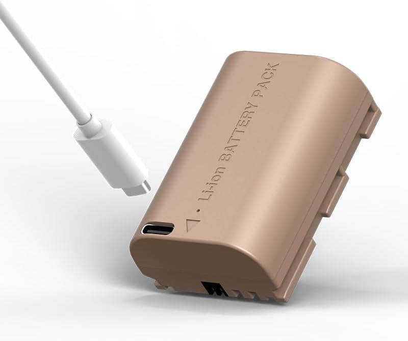 Canon R5 Mark Ii AKTTKA LP-E6/LP-E6N Batería, Cargador Rápido De 18W Con 2 Baterías De Repuesto (3000mAh) Compatible Con Canon LP-E6/LP-E6N Y EOS 5D Mark II/III/IV, 6D, 6D Mark II, 7D, 7D