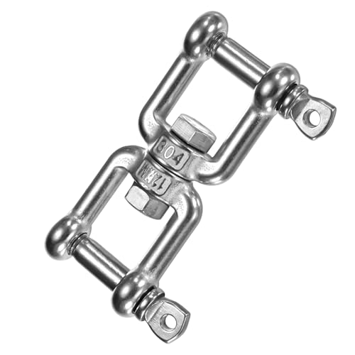 Manille pivotante en acier inoxydable 304 avec mâchoire robuste pour la marine