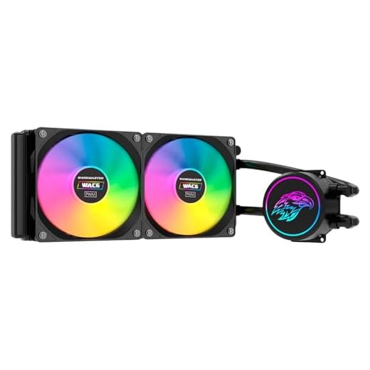 WATER COOLER K-MEX WAC6 240MM 2 COOLERS PRETO INTEL/AMD LED MULTICOLOR